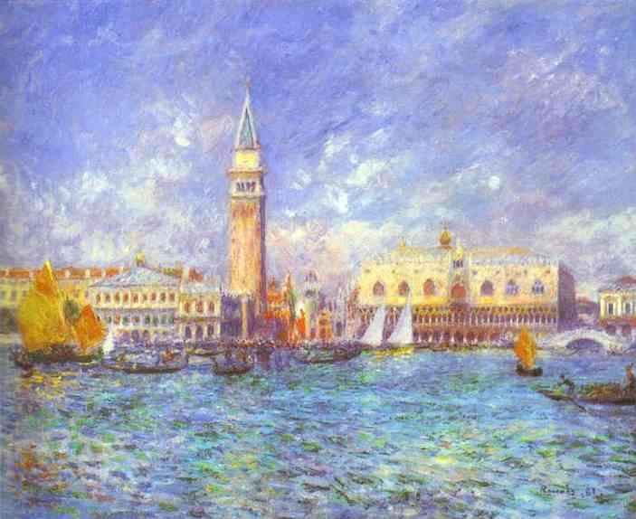 Pierre Auguste Renoir Doges' Palace, Venice